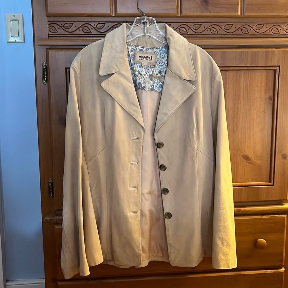 Suede Wilson’s Leather blazer